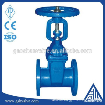 dn100 rising stem wedge resilient seated gate valve